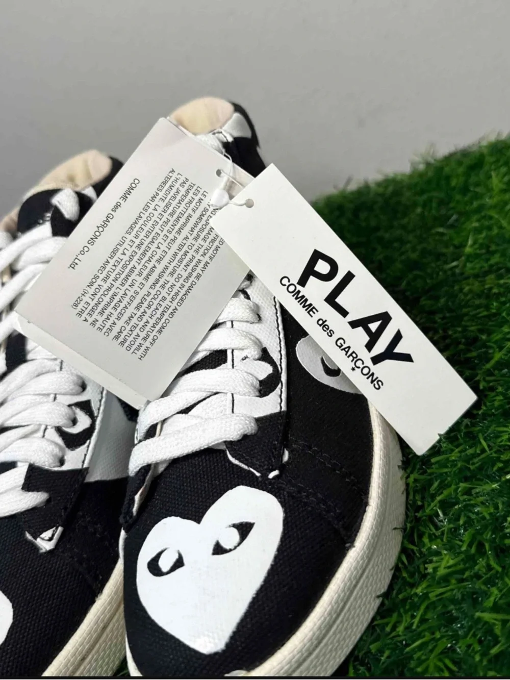 Converse x Comme des Garçons CDG Play Pro Leather Black White